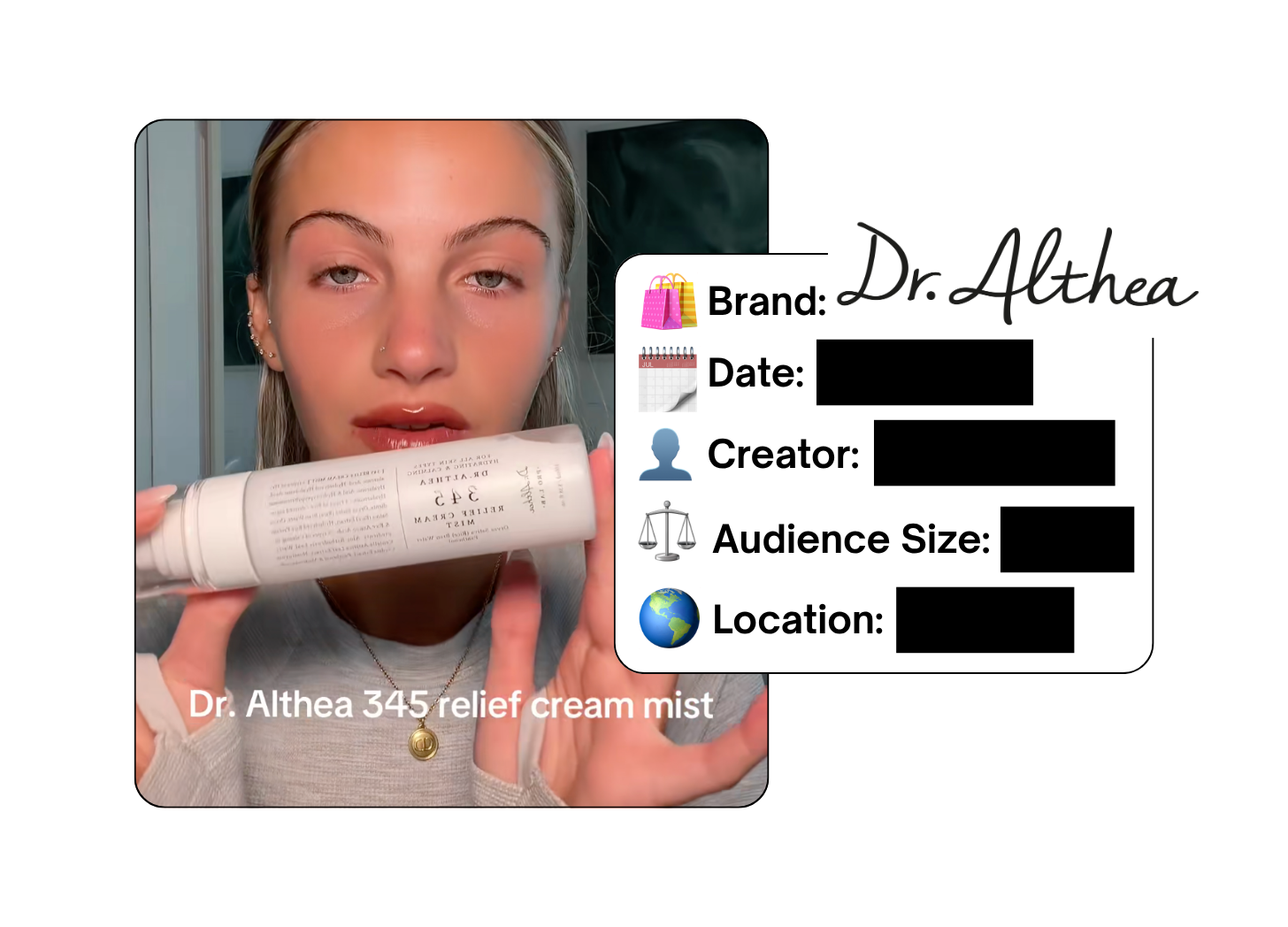 Spotted: Dr. Althea in a new paid collab
