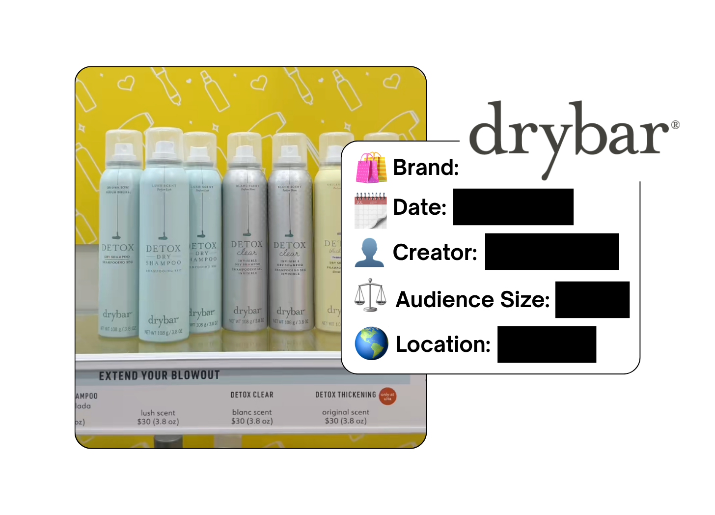 Spotted: Drybar in a new paid collab