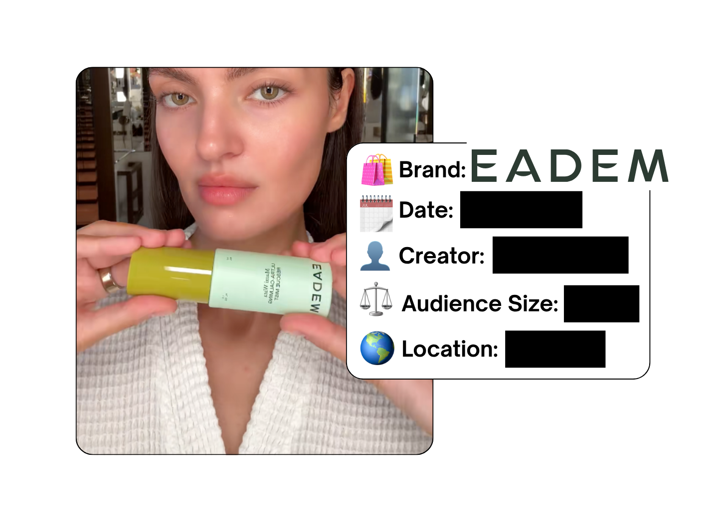 Spotted: EADEM in a new paid collab