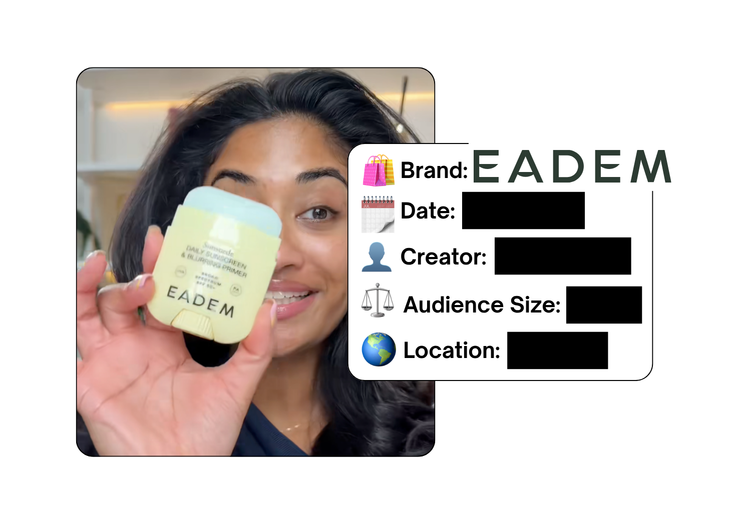 Spotted: EADEM in a new paid collab