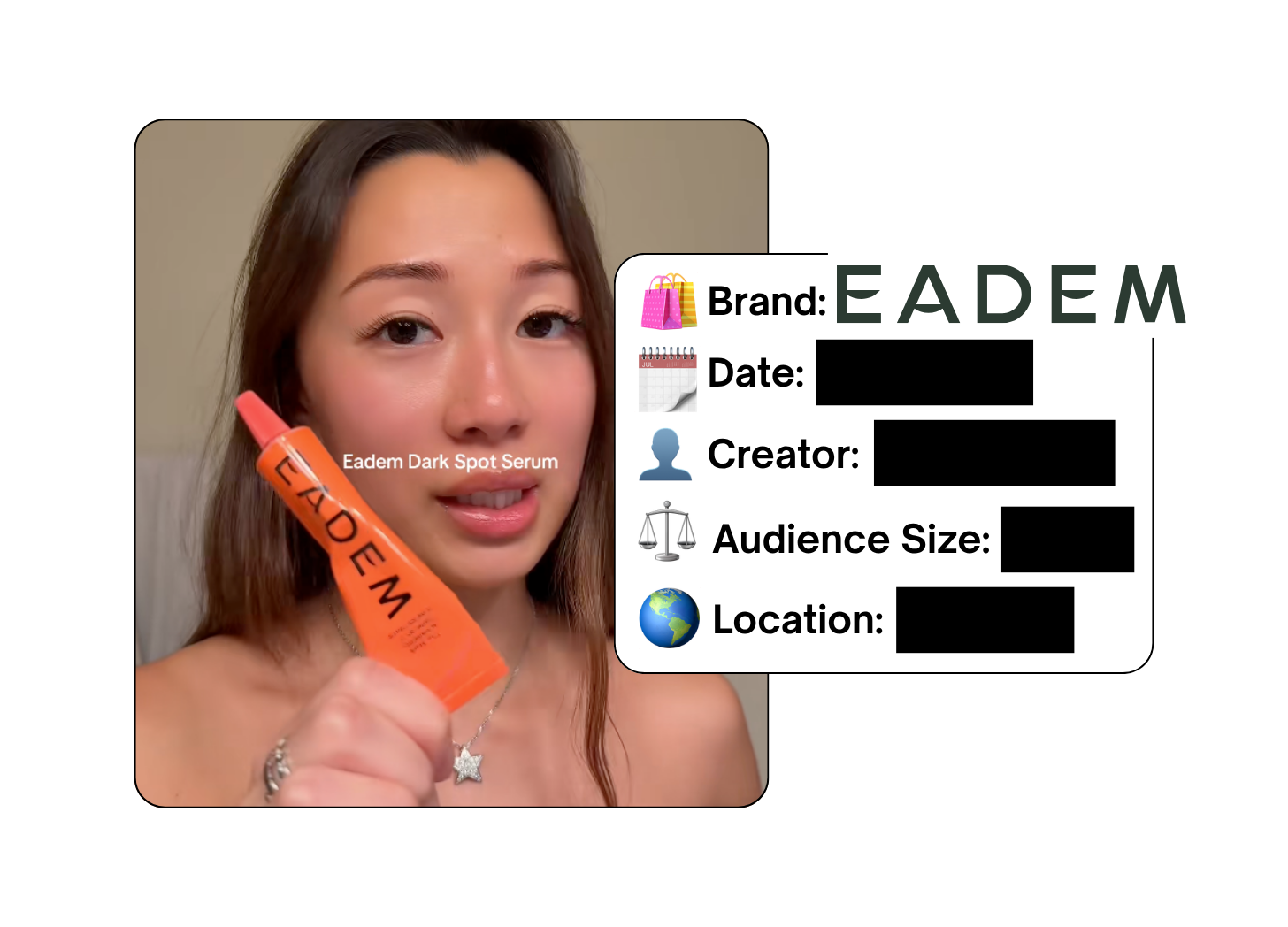 Spotted: EADEM in a new paid collab