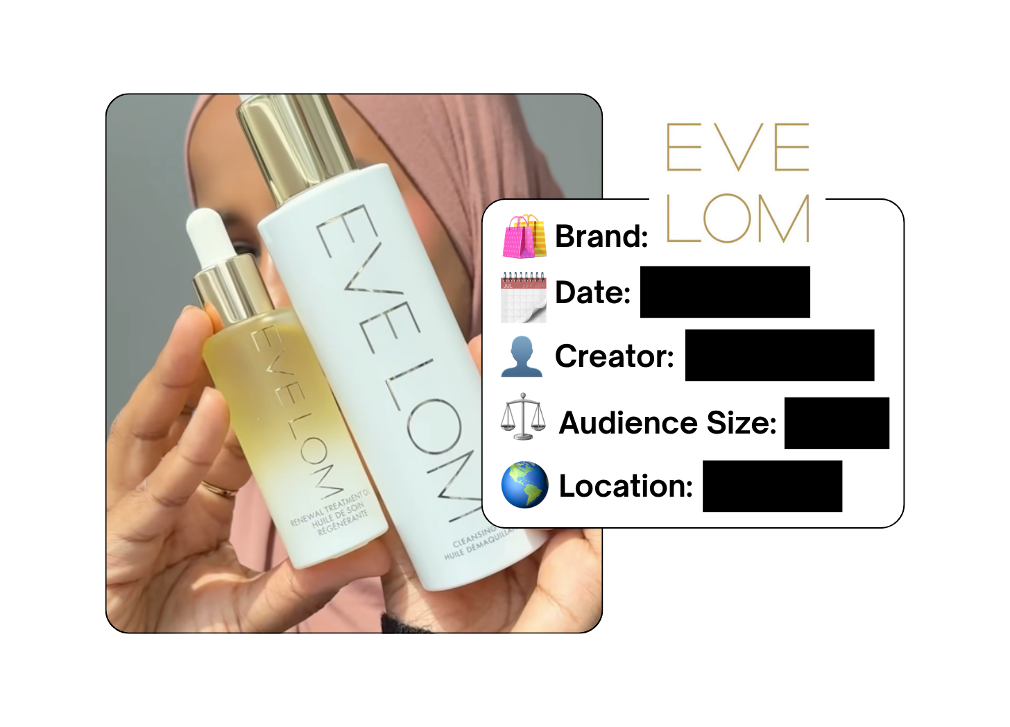 Spotted: EVE LOM in a new paid collab