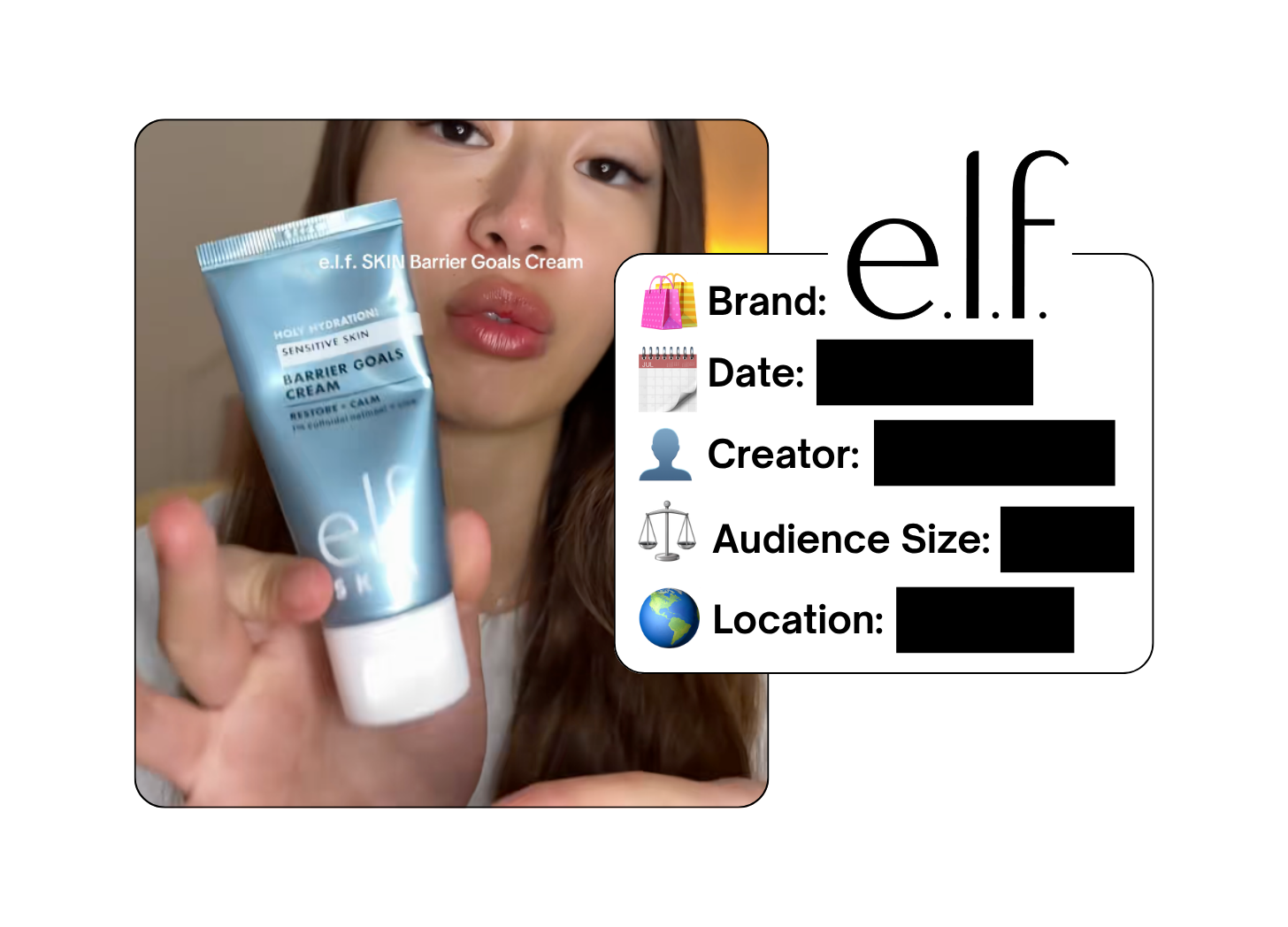 Spotted: Elf Cosmetics in a new paid collab