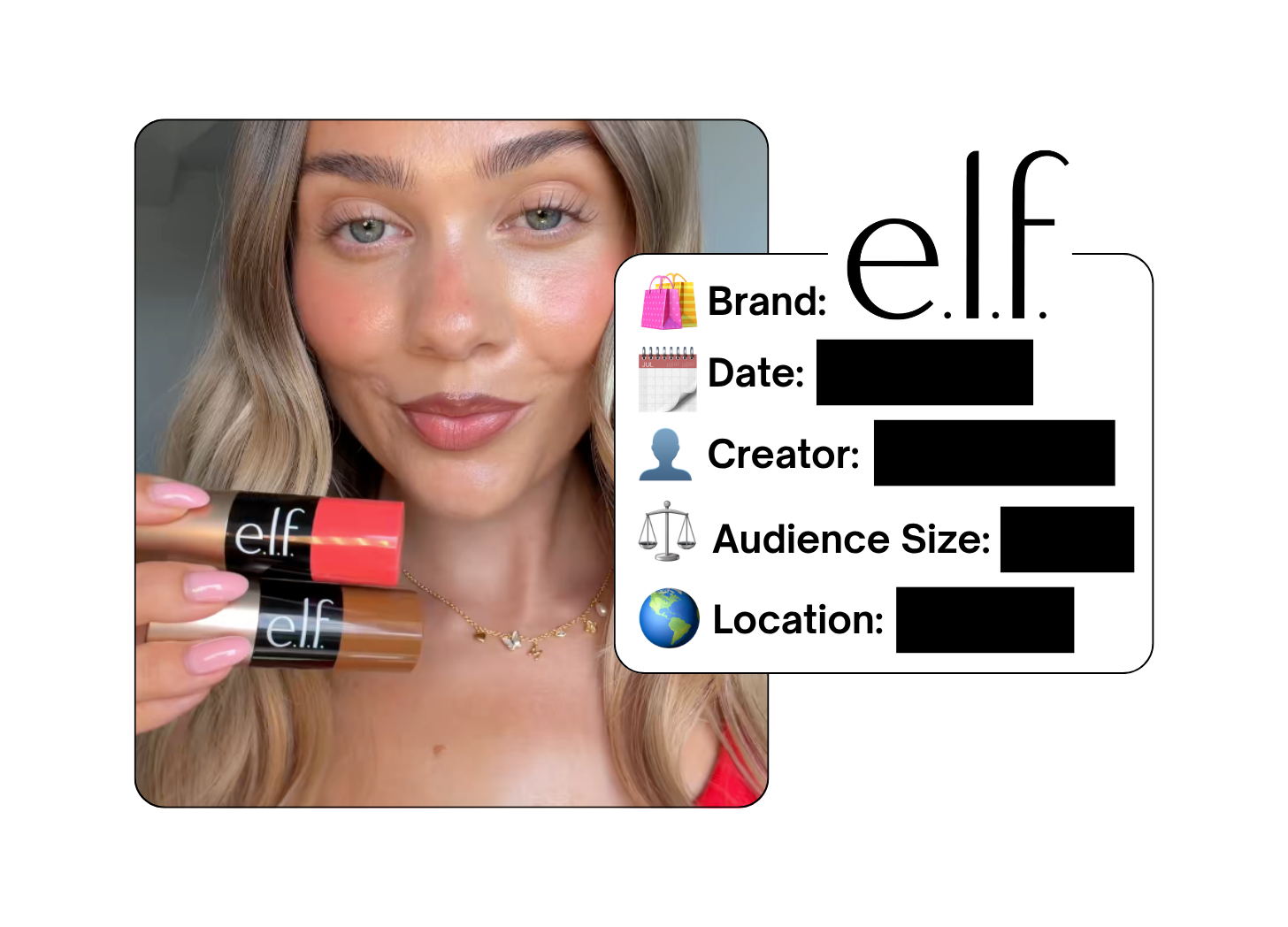 Spotted: Elf Cosmetics in a new paid collab