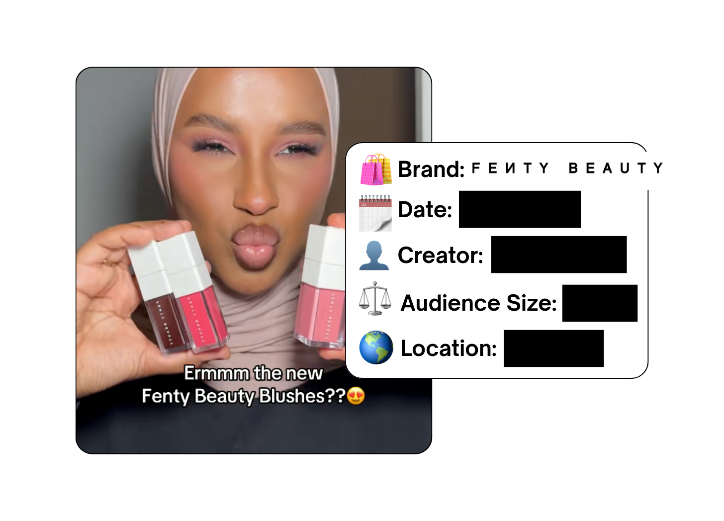 Spotted: Fenty Beauty in a new paid collab
