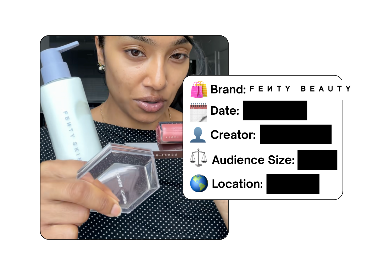 Spotted: Fenty Beauty in a new paid collab