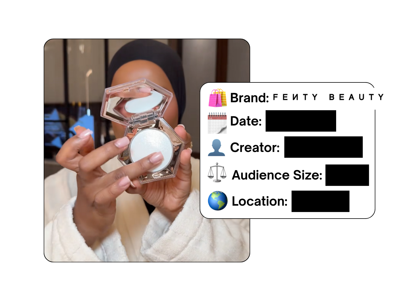 Spotted: Fenty Beauty in a new paid collab