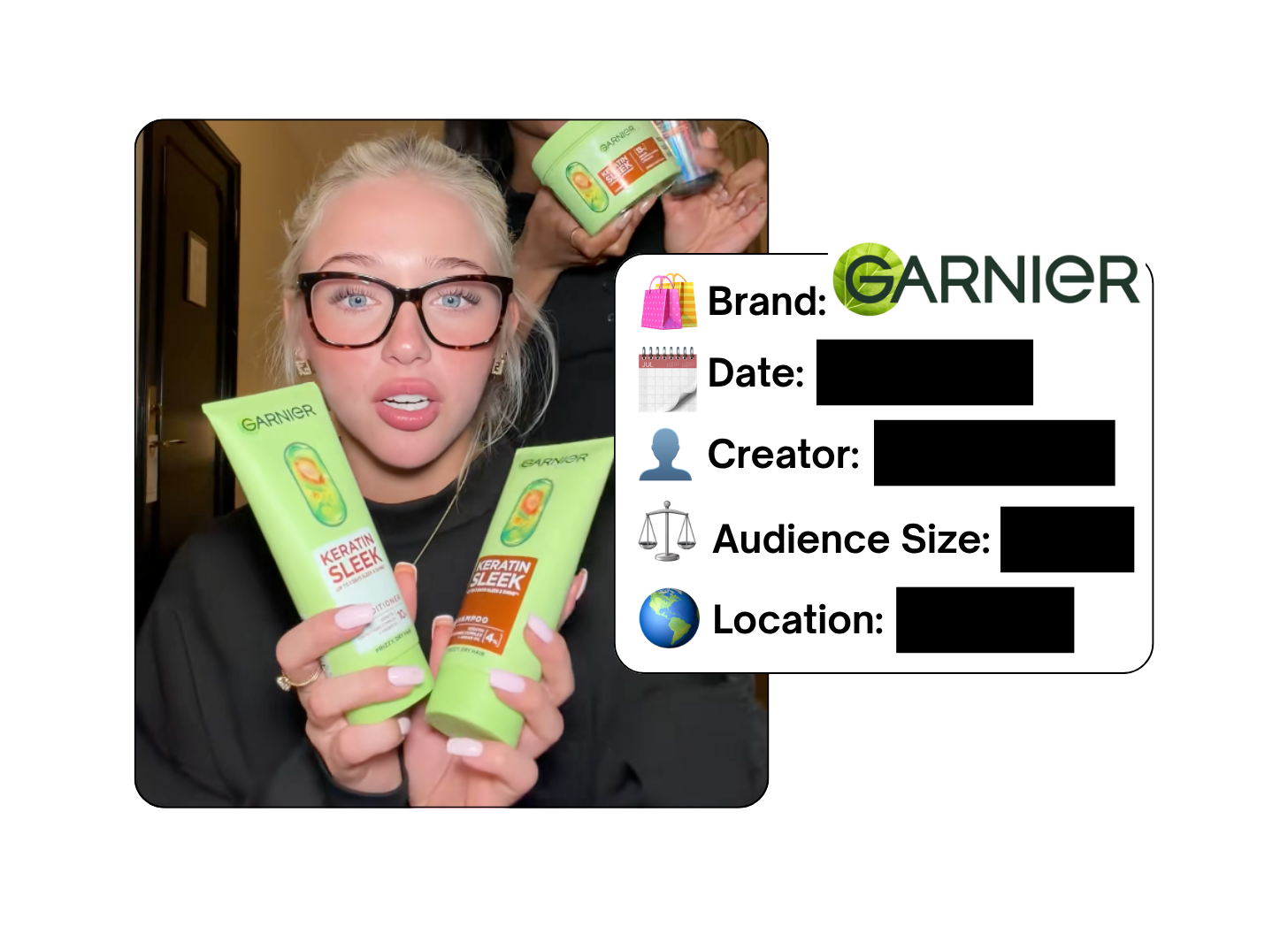 Spotted: Garnier in a new paid collab