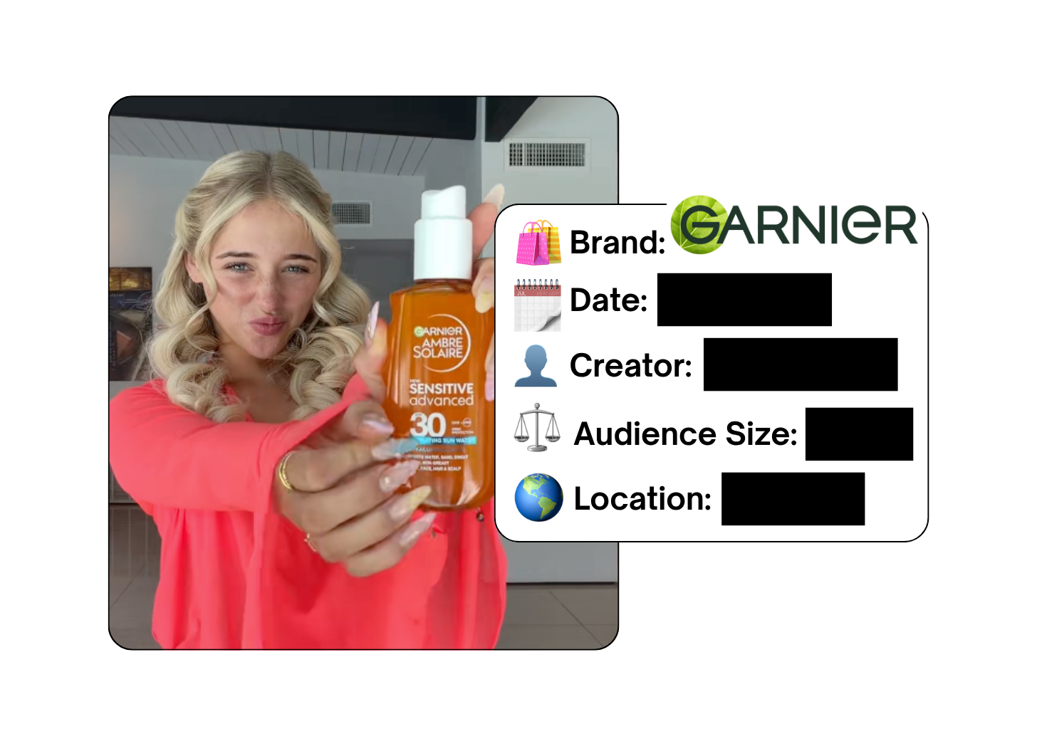 Spotted: Garnier in a new paid collab