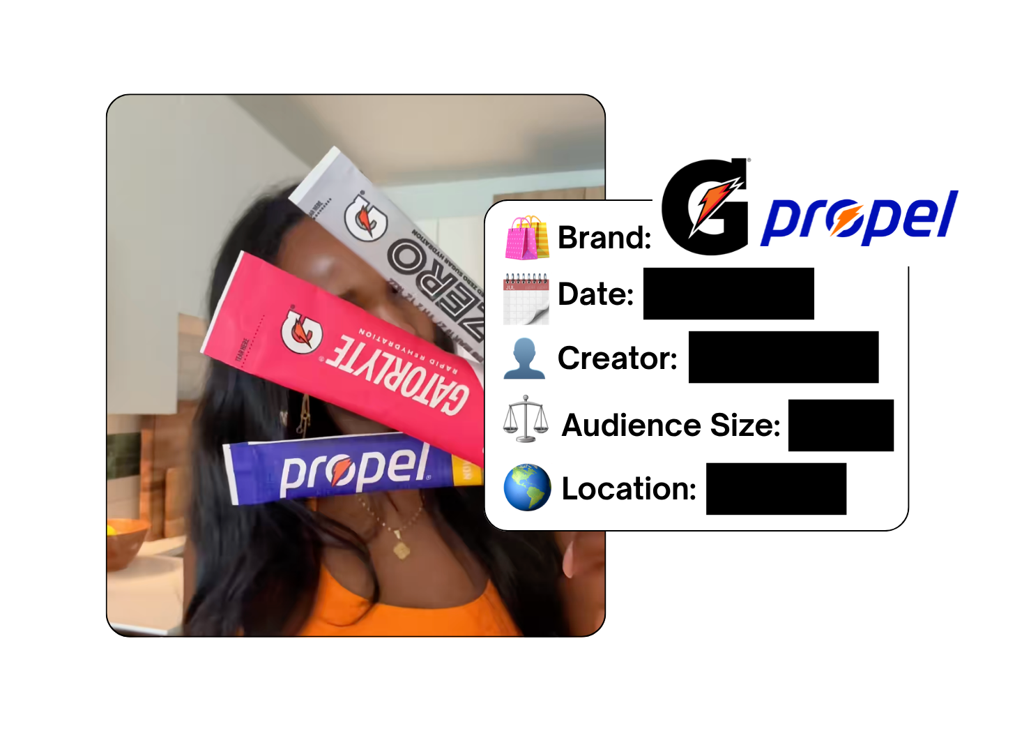 Spotted: Gatorade x Propel Fitness Water in a new paid collab