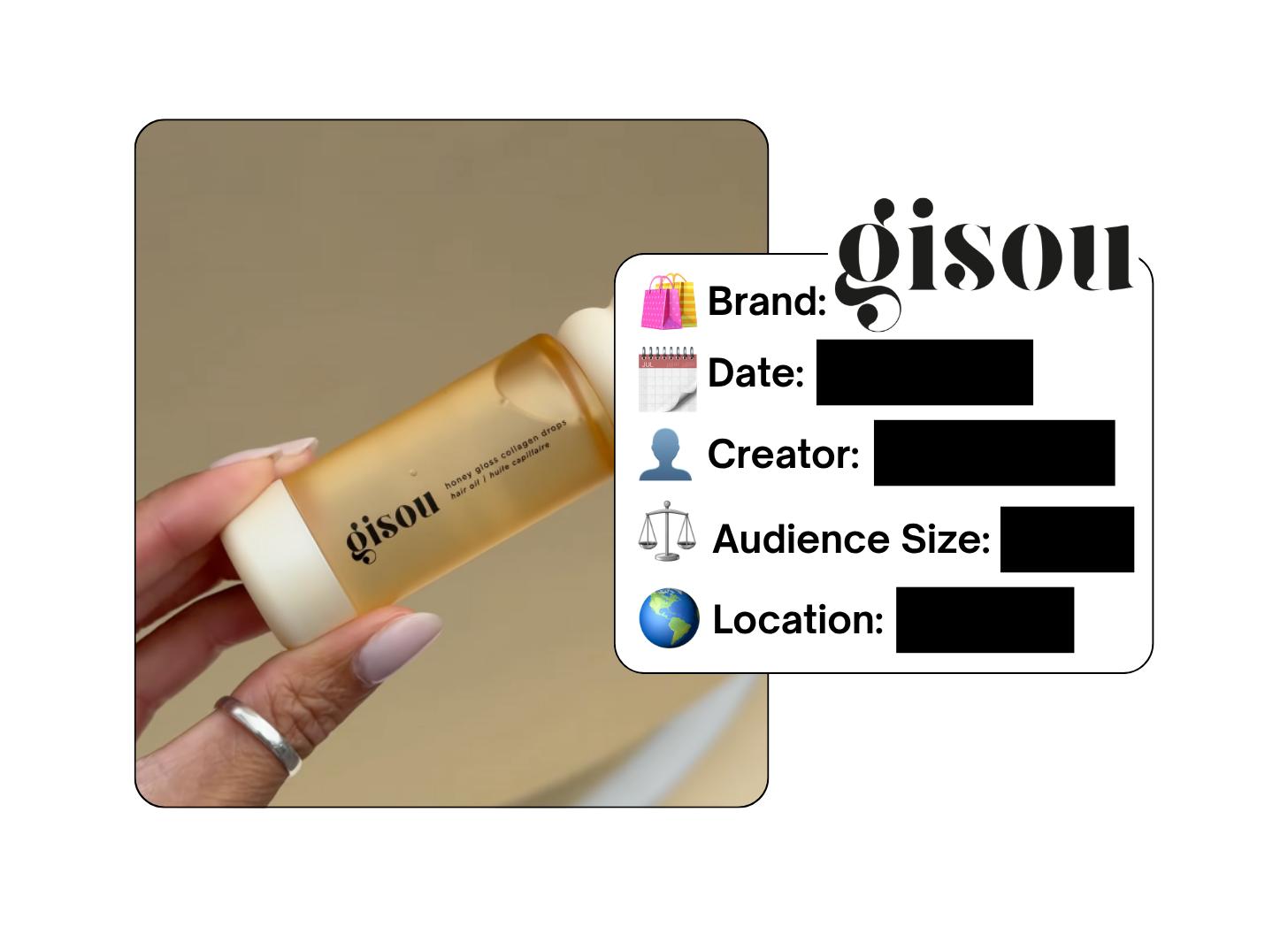 Spotted: Gisou in a new paid collab
