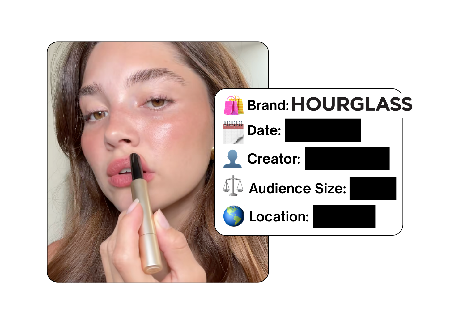 Spotted: Hourglass Cosmetics in a new paid collab