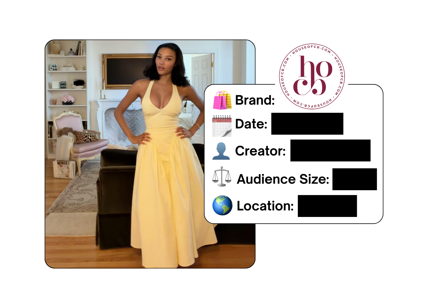 Spotted: House of CB in a new paid collab
