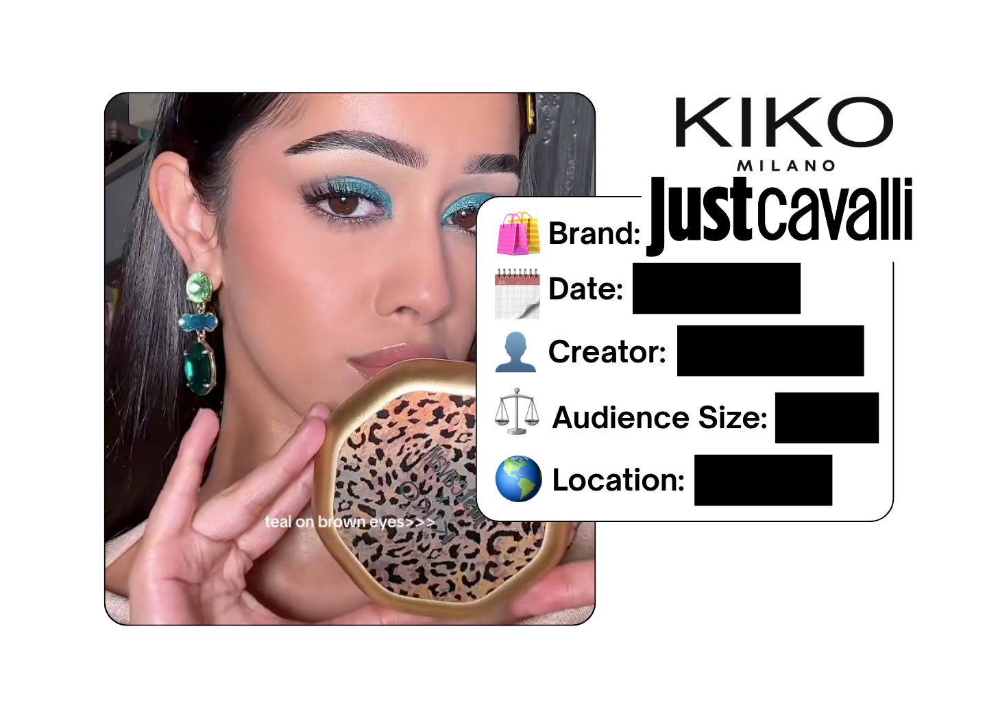 Spotted: KIKO x Just Cavalli in a new paid collab