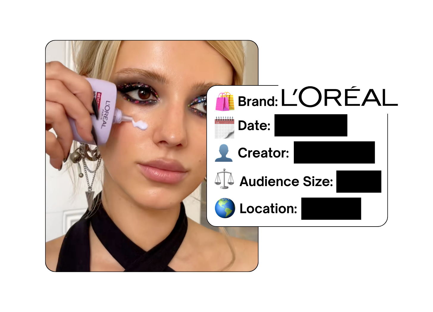 Spotted: L’Oreal in a new paid collab