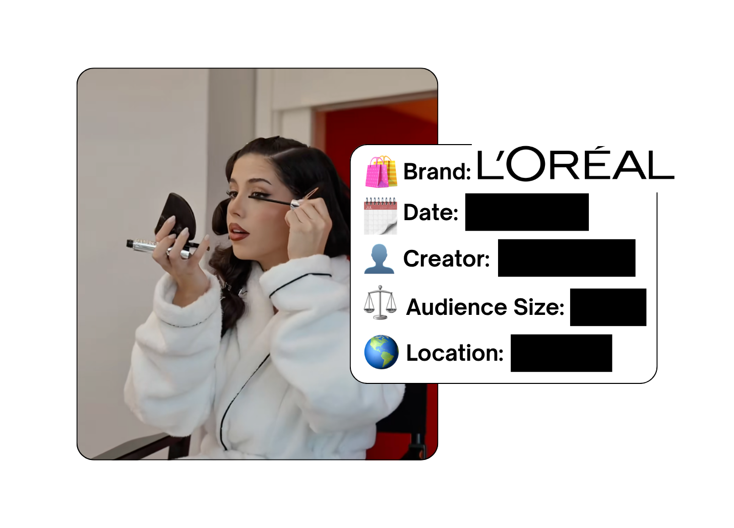 Spotted: L'Oreal in a new paid collab