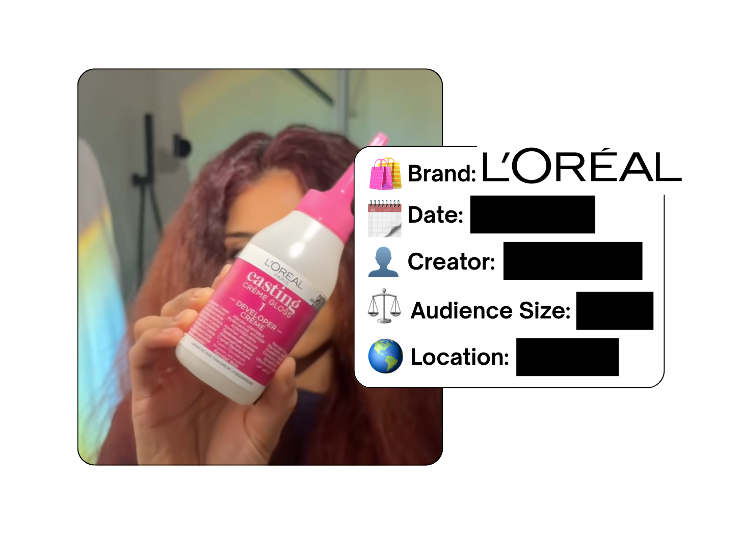 Spotted: L'Oreal in a new paid collab