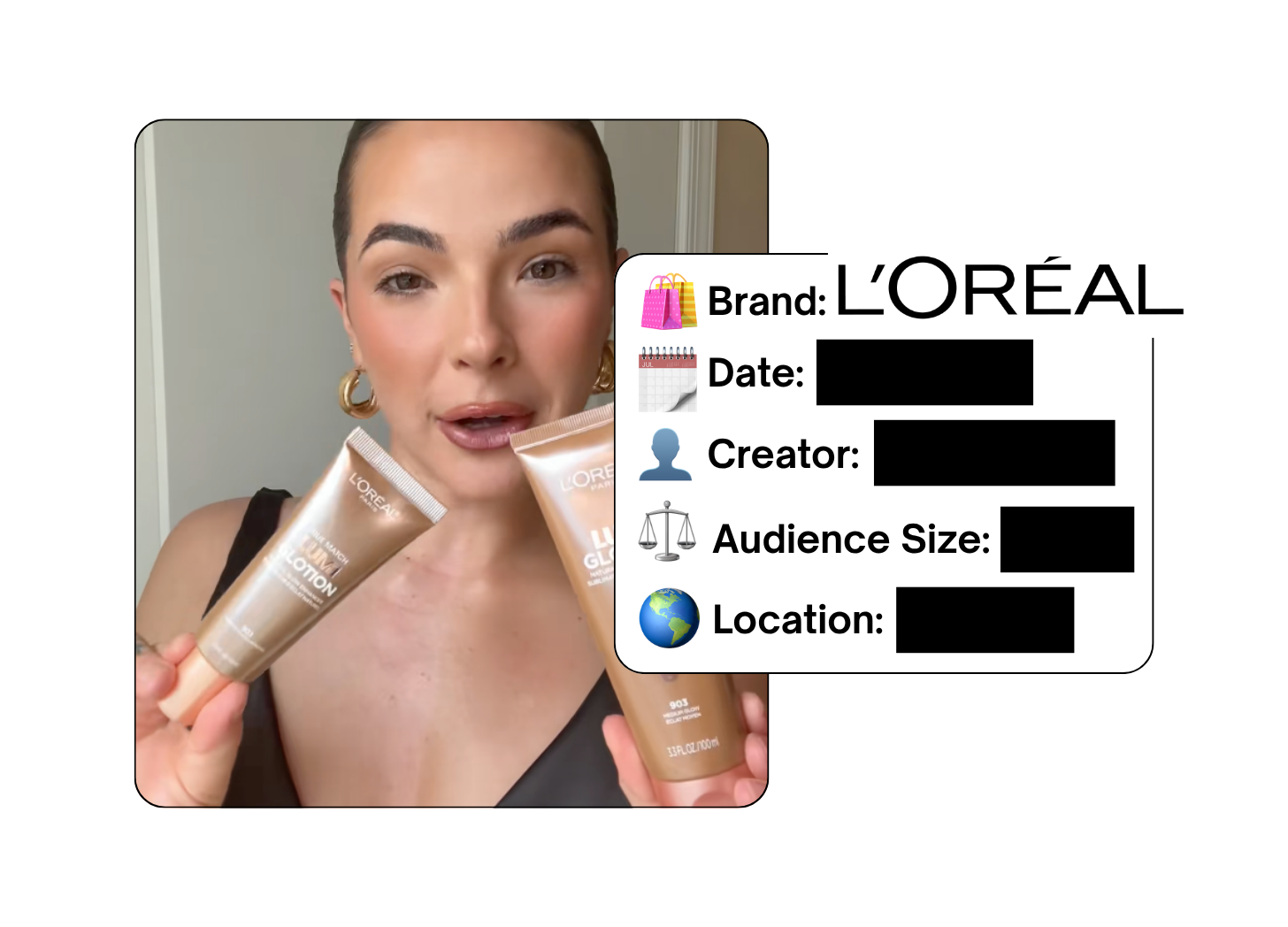 Spotted: L'Oreal in a new paid collab