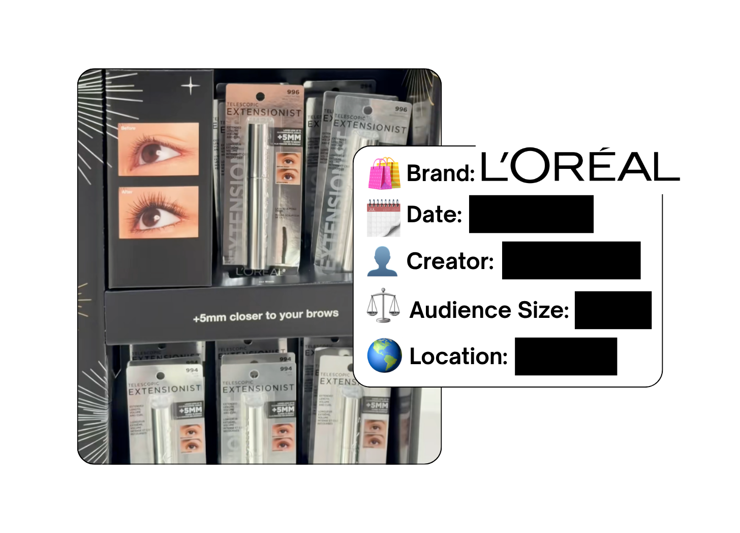 Spotted: L'Oreal in a new paid collab