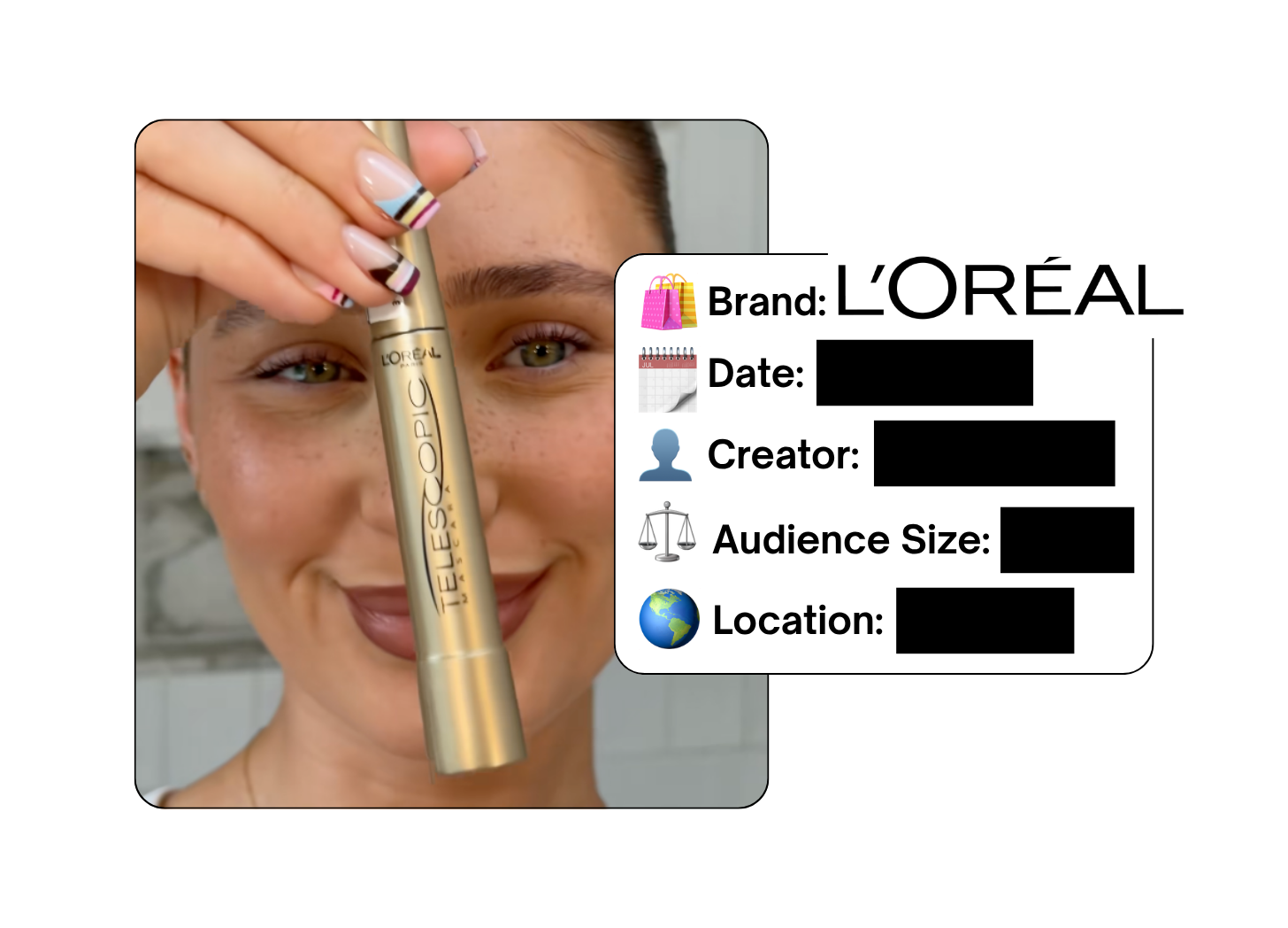 Spotted: L'Oreal in a new paid collab