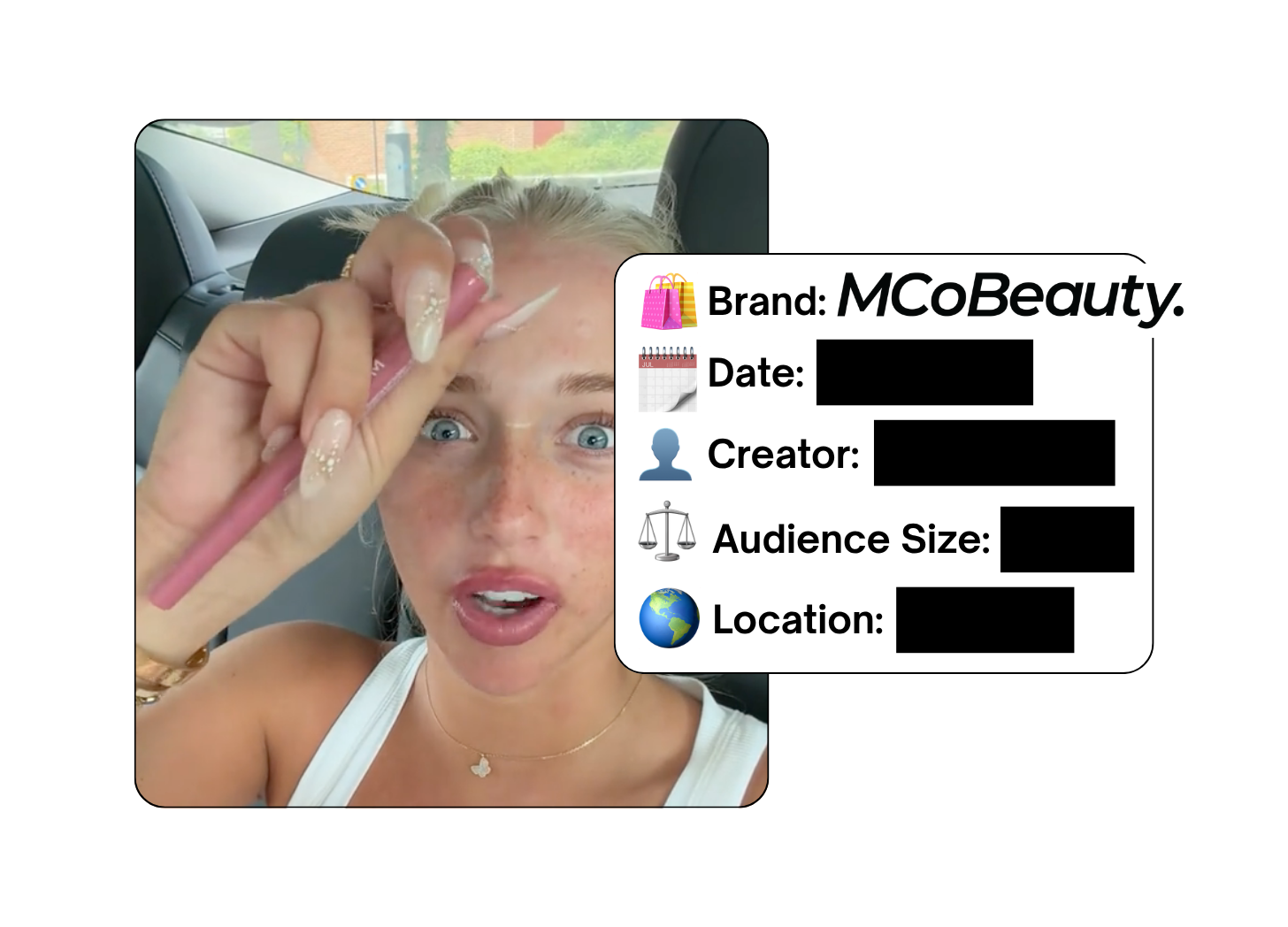 Spotted: MCoBeauty in a new paid collab