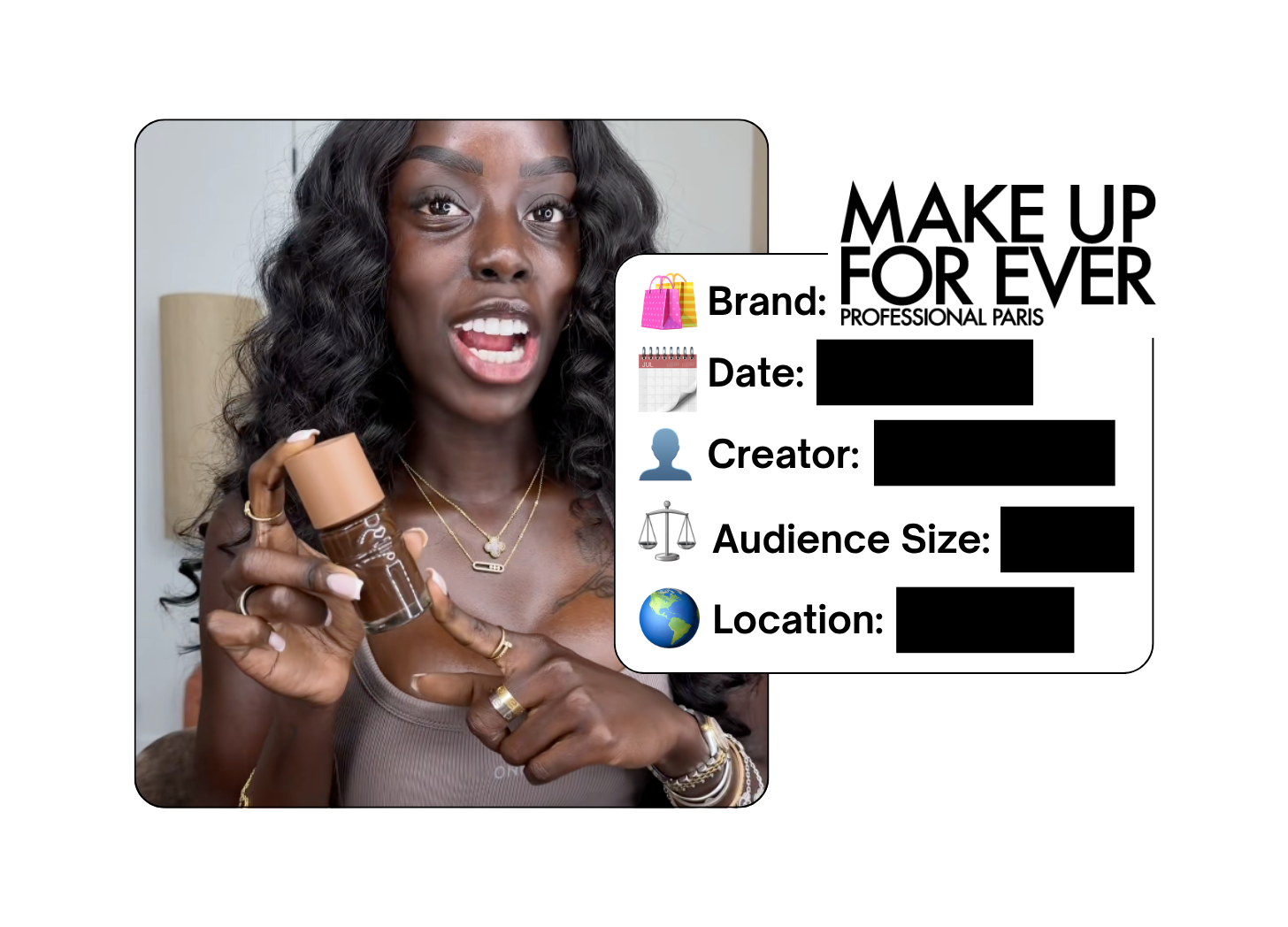 Spotted: Makeup Forever in a new paid collab