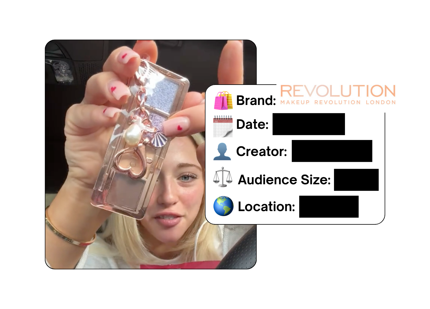Spotted: Makeup Revolution in a new paid collab