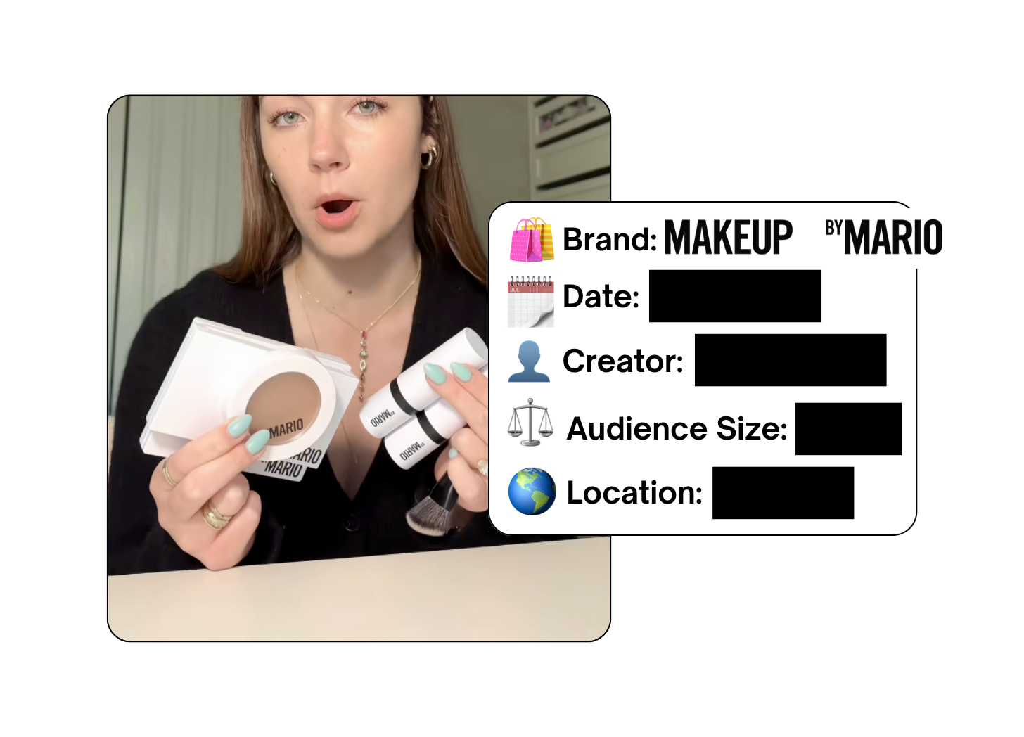 Spotted: Makeup by Mario in a new paid collab