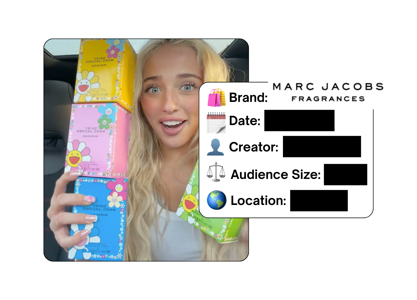 Spotted: Marc Jacobs Fragrances in a new paid collab