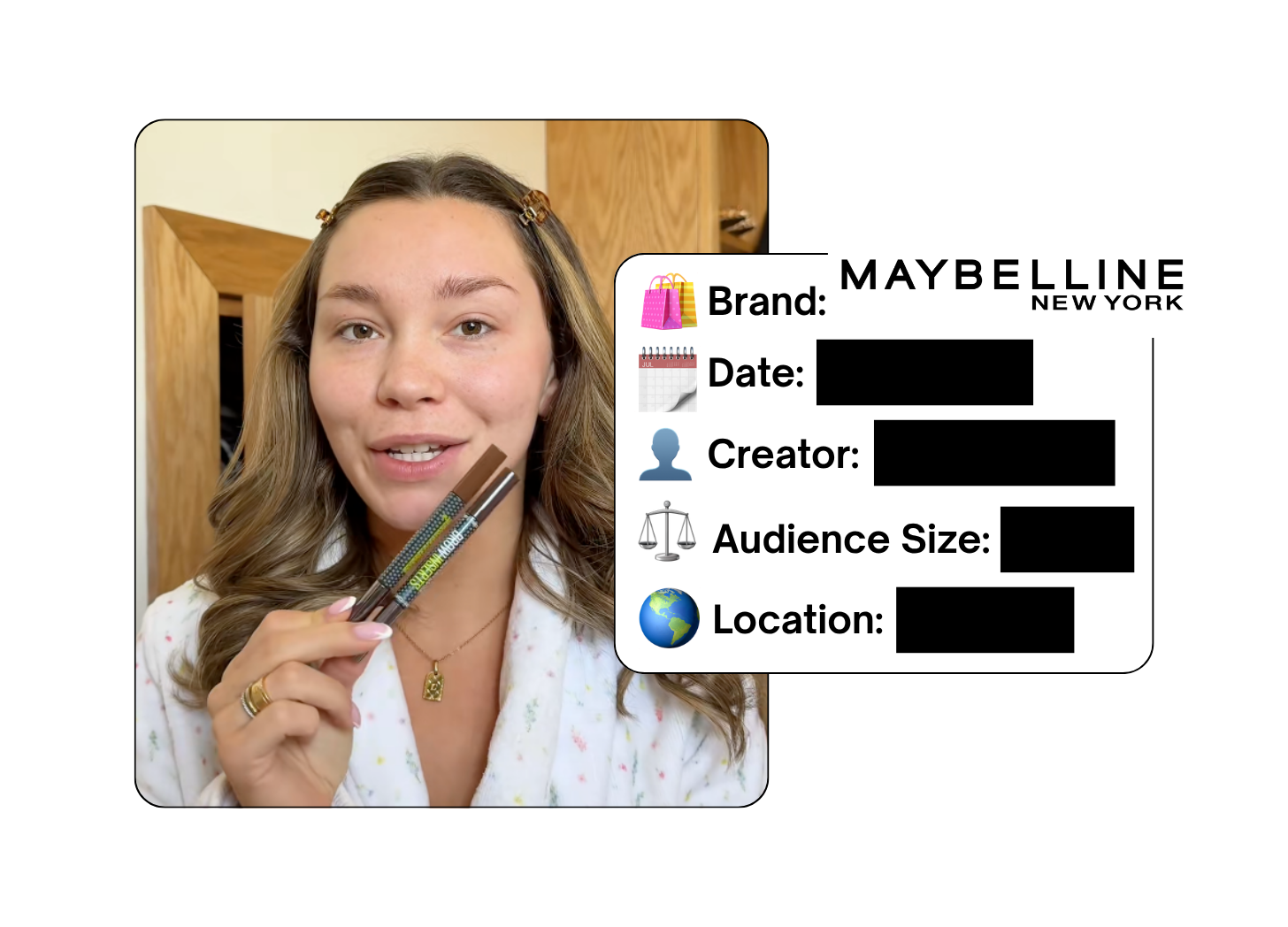 Spotted: Maybelline in a new paid collab