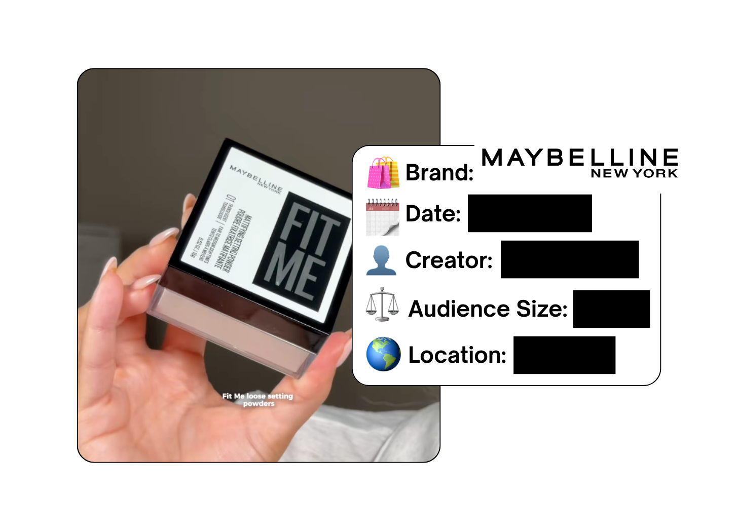 Spotted: Maybelline in a new paid collab