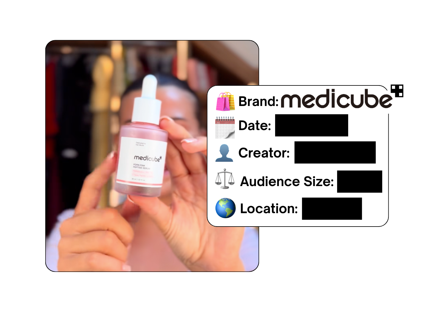 Spotted: Medicube in a new paid collab