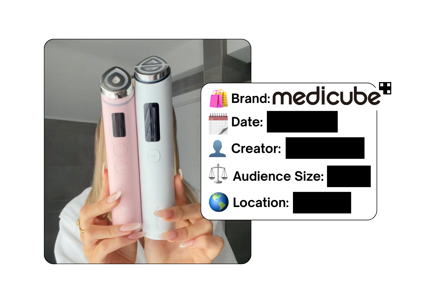 Spotted: Medicube in a new paid collab