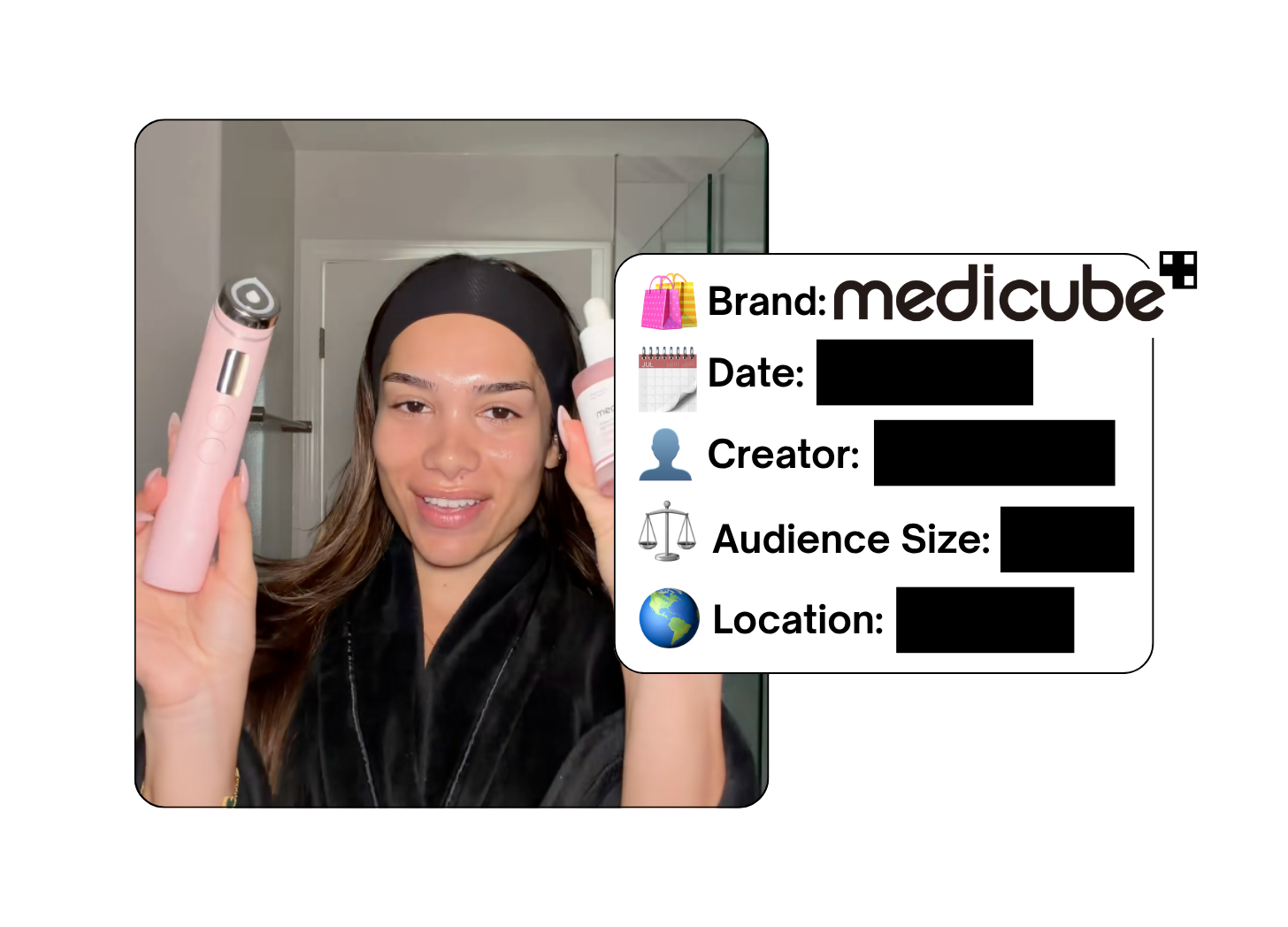Spotted: Medicube in a new paid collab