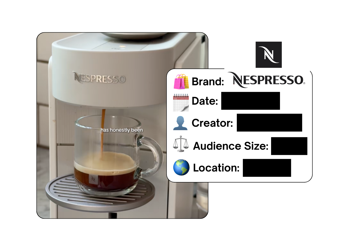 Spotted: Nespresso in a new paid collab