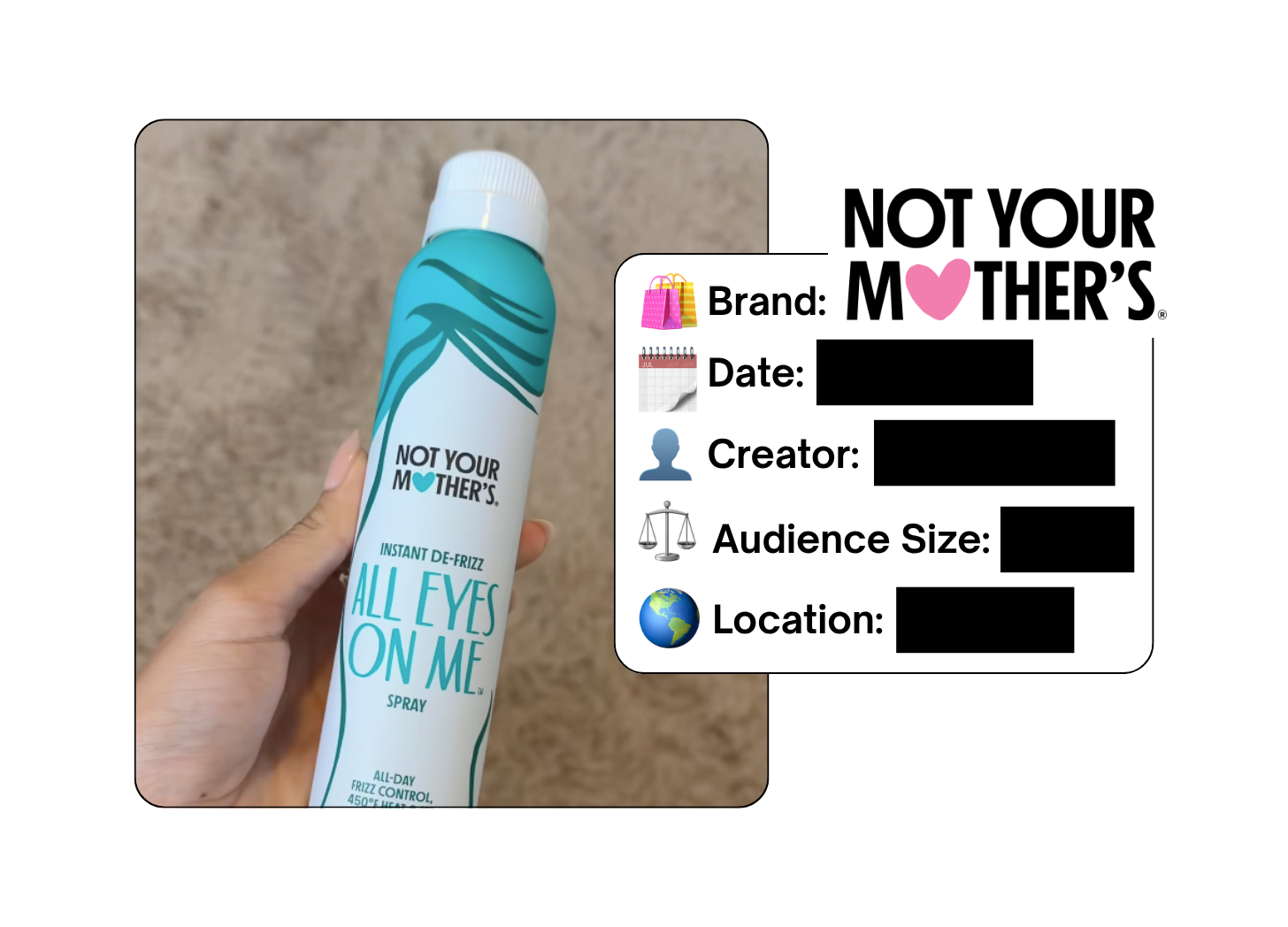 Spotted: Not Your Mother's in a new paid collab