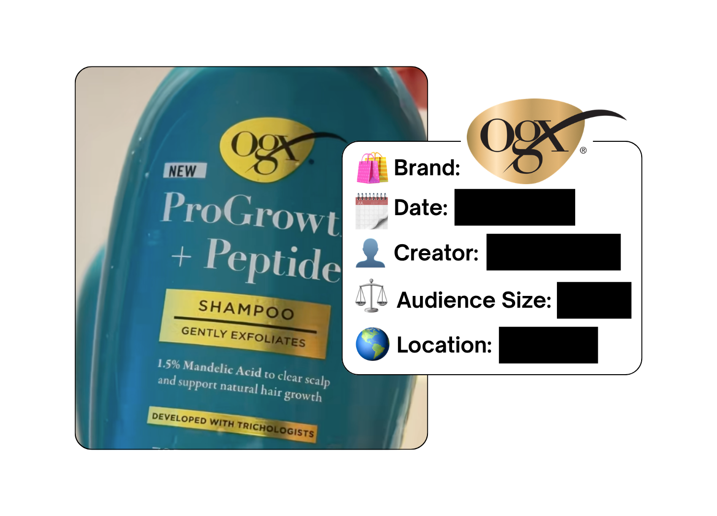 Spotted: OGX Beauty in a new paid collab