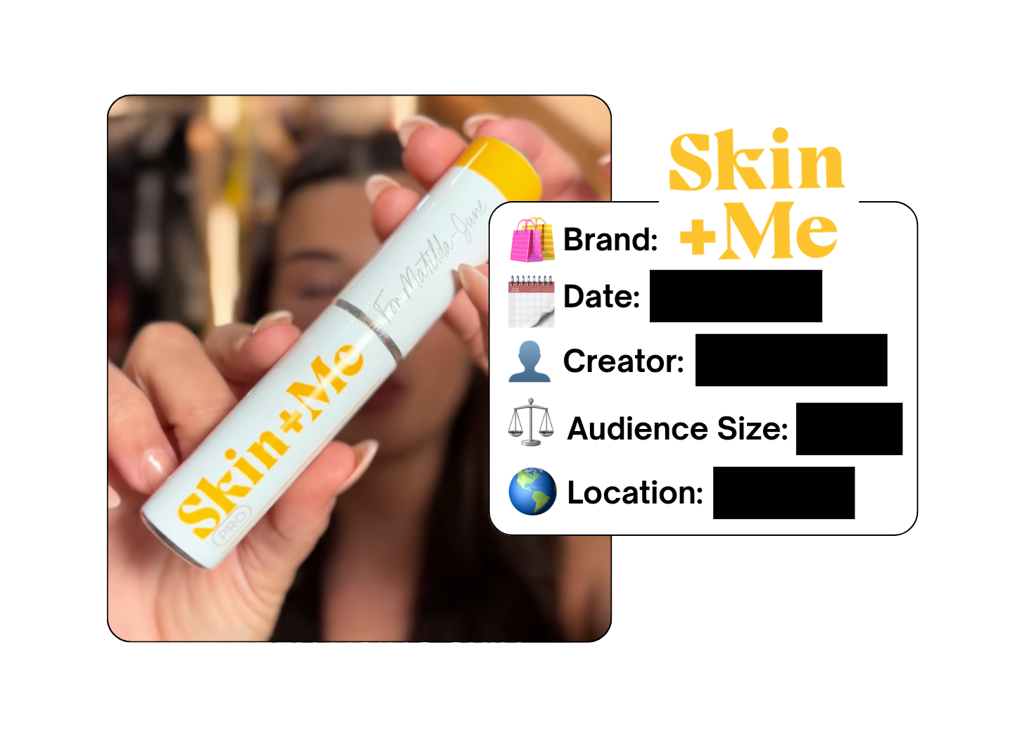 Spotted: Skin + Me in a new paid collab