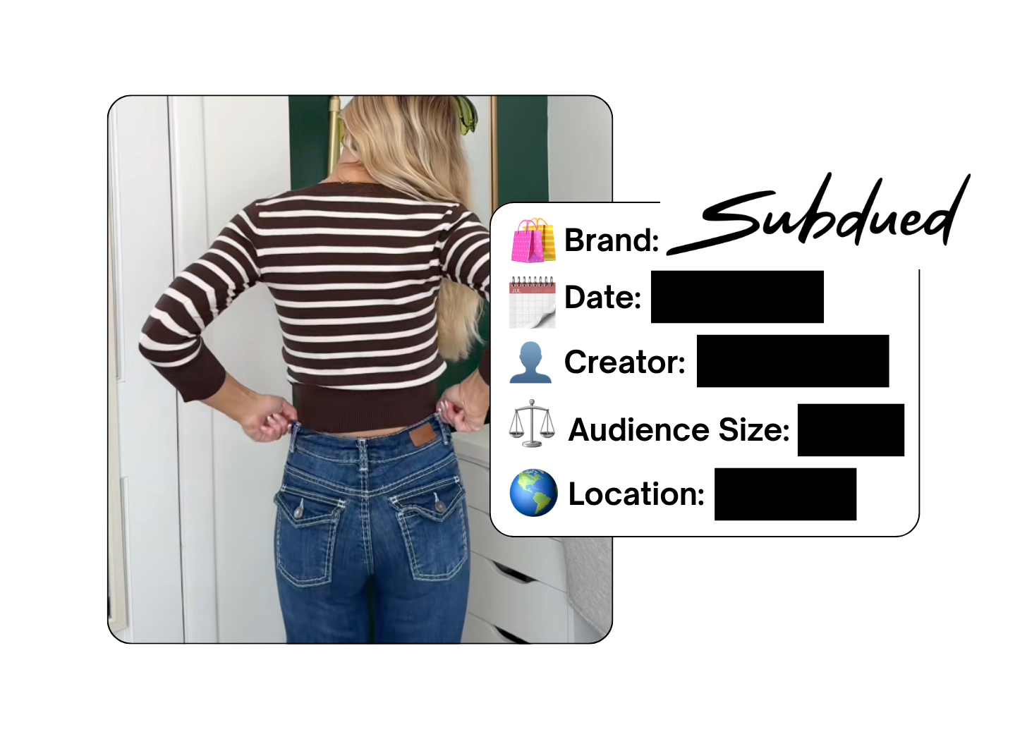 Spotted: Subdued in a new paid collab
