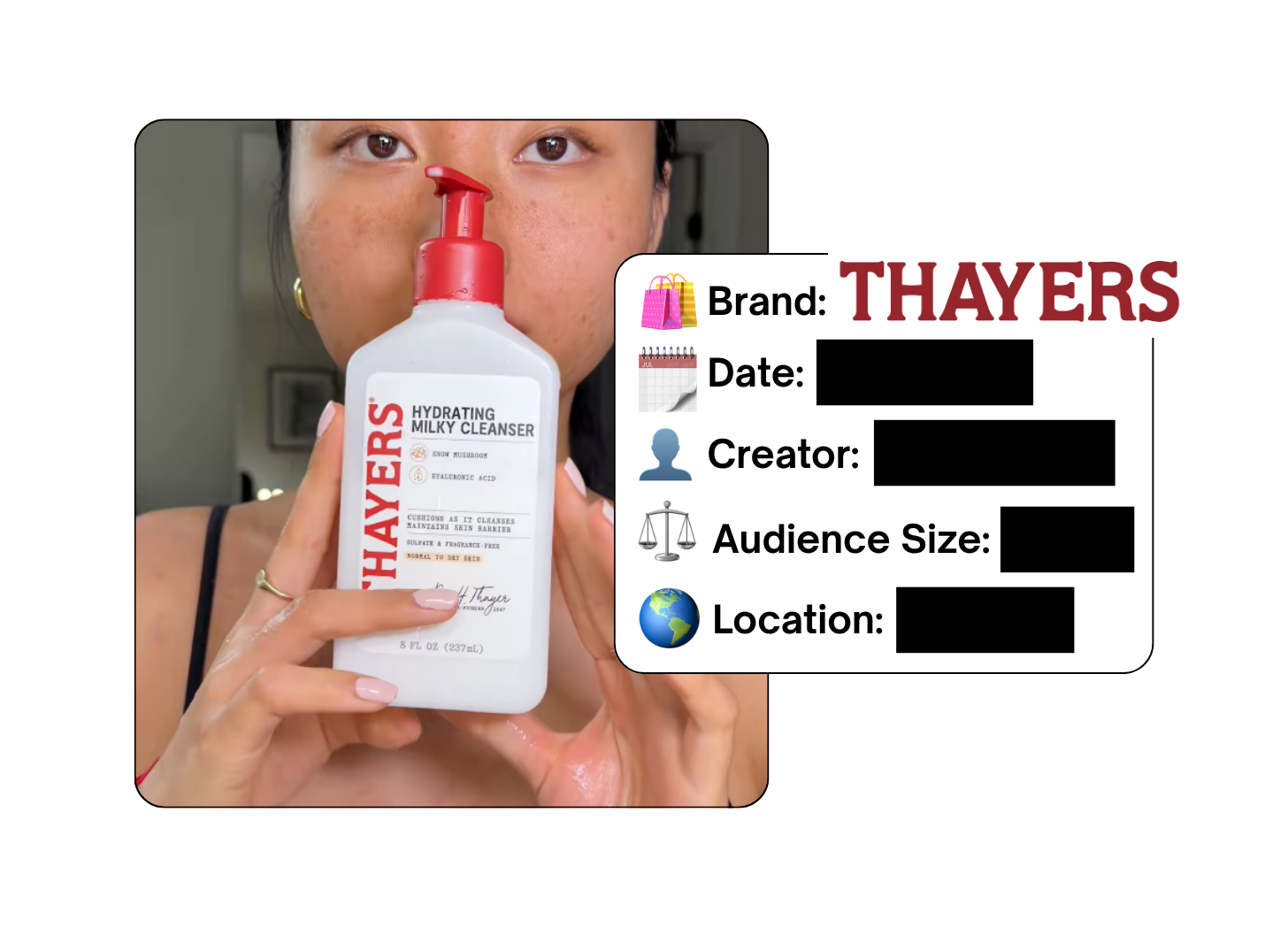 Spotted: Thayers in a new paid collab