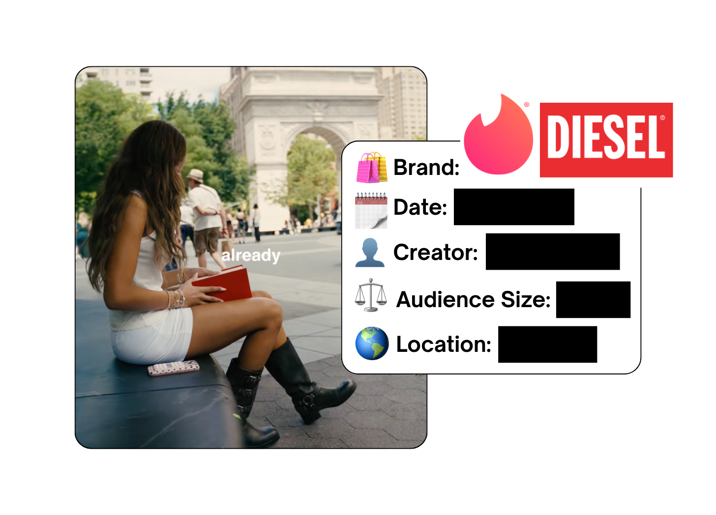 Spotted: Tinder x Diesel in a new paid collab