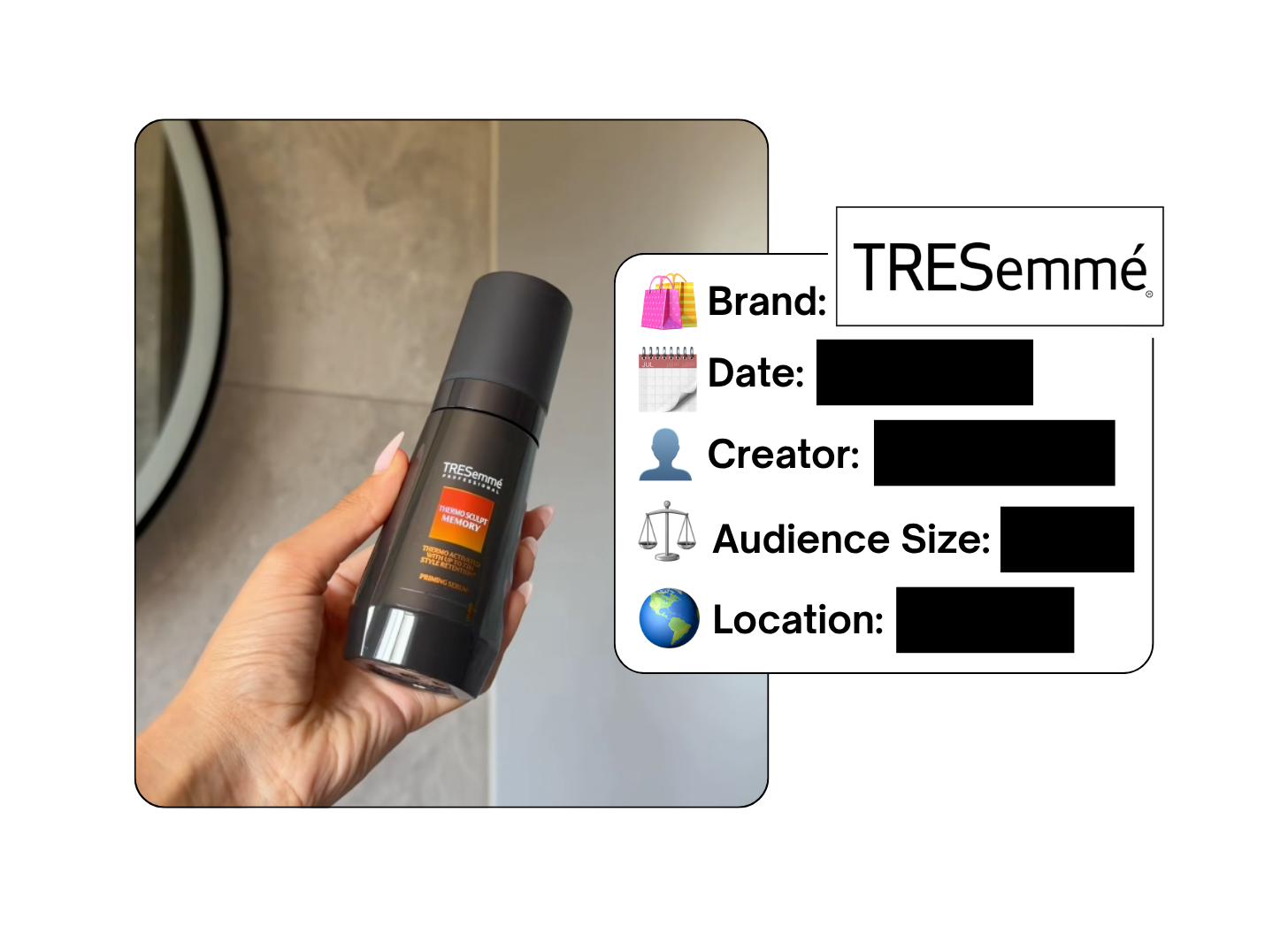 Spotted: TRESemmé in a new paid collab