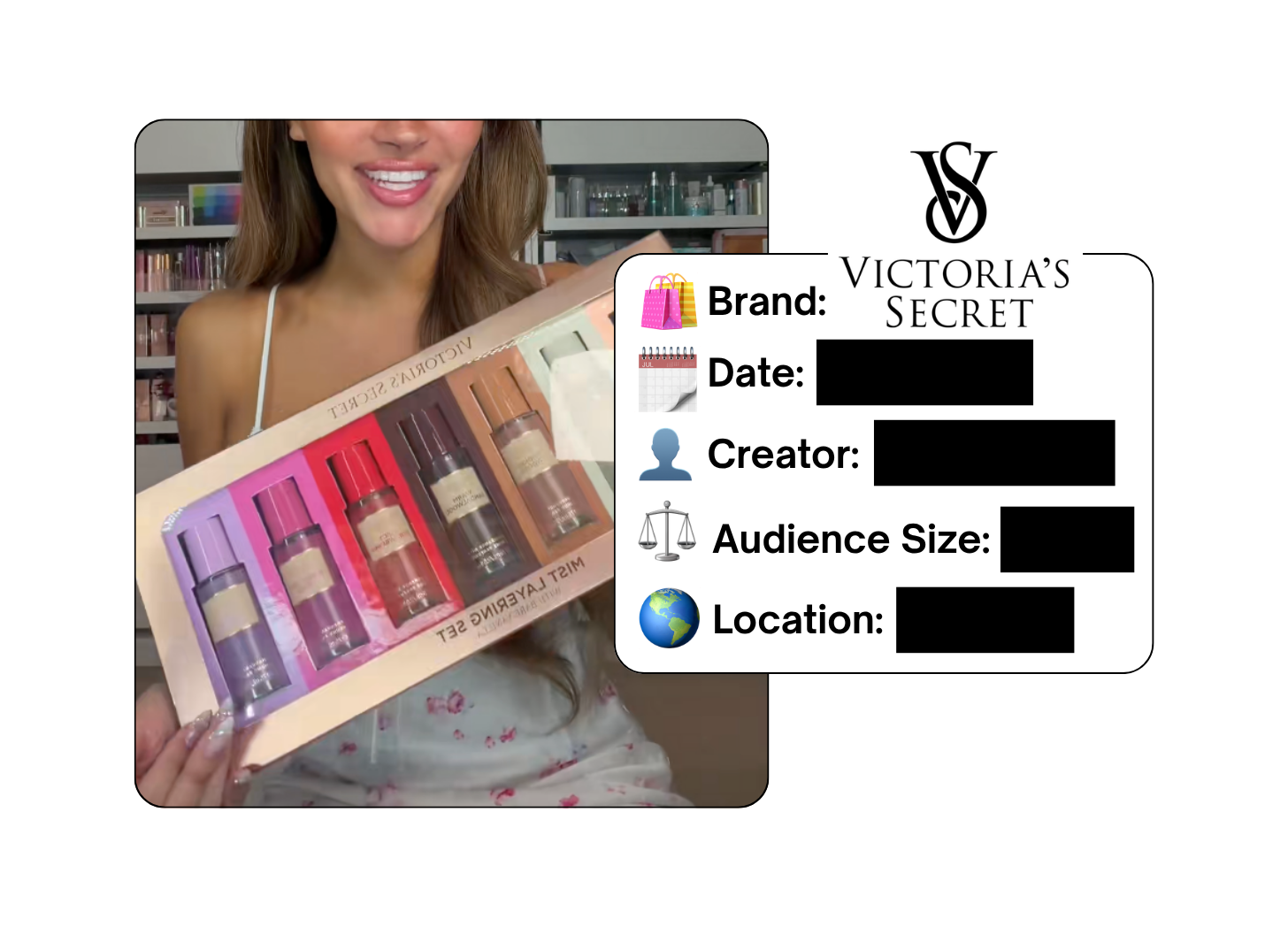 Spotted: Victoria's Secret in a new paid collab