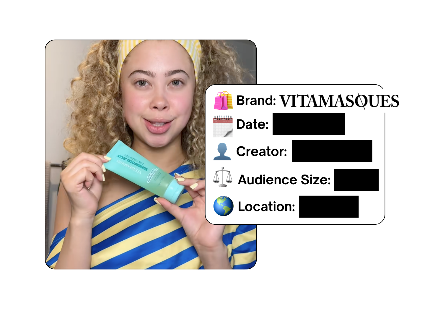 Spotted: Vitamasques in a new paid collab