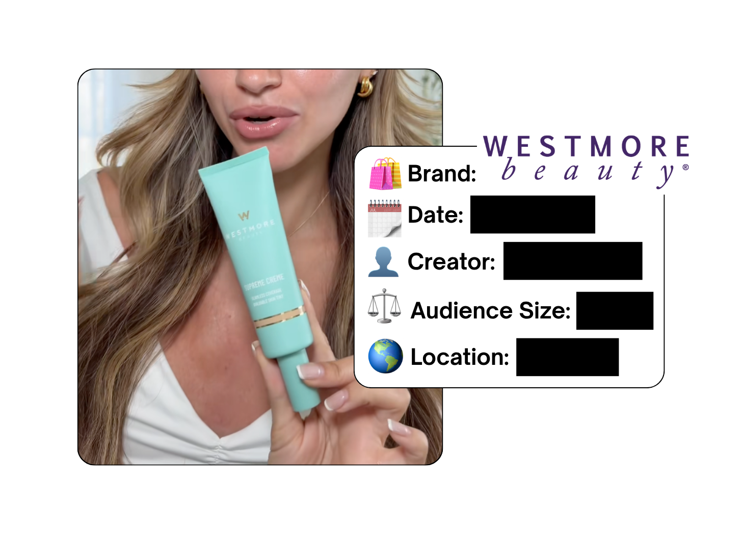 Spotted: Westmore Beauty in a new paid collab