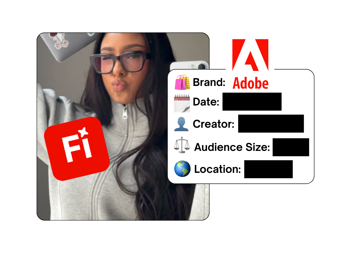 Spotted: Adobe in a new paid collab