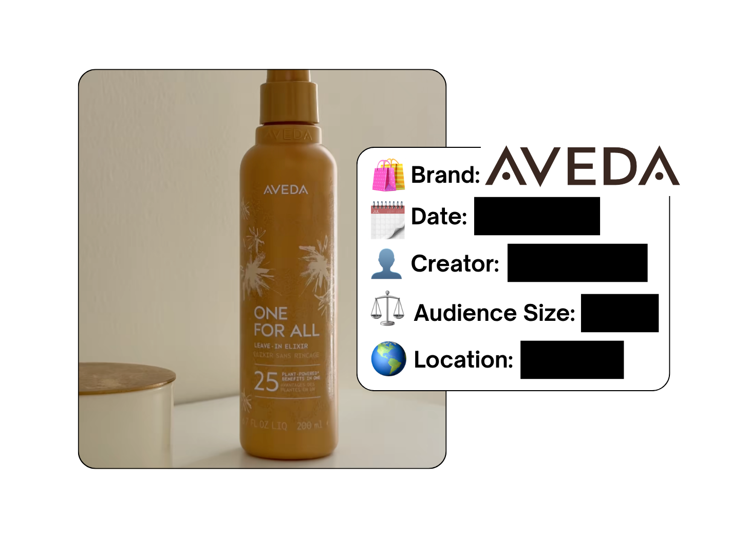 Spotted: Aveda in a new paid collab