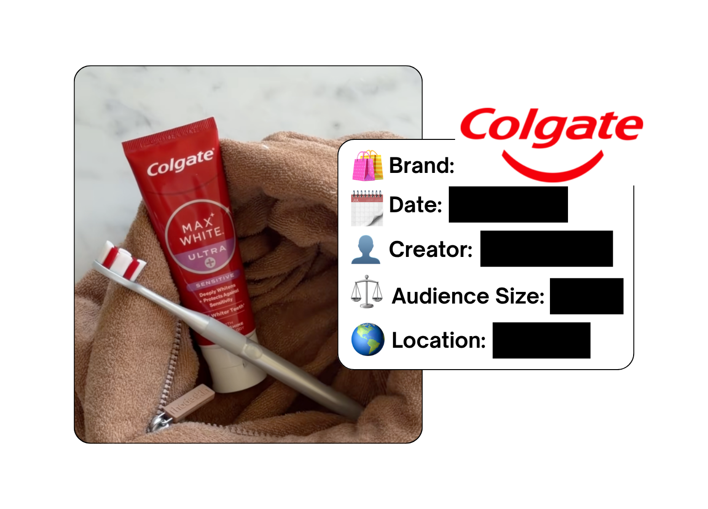 Spotted: Colgate in a new paid collab