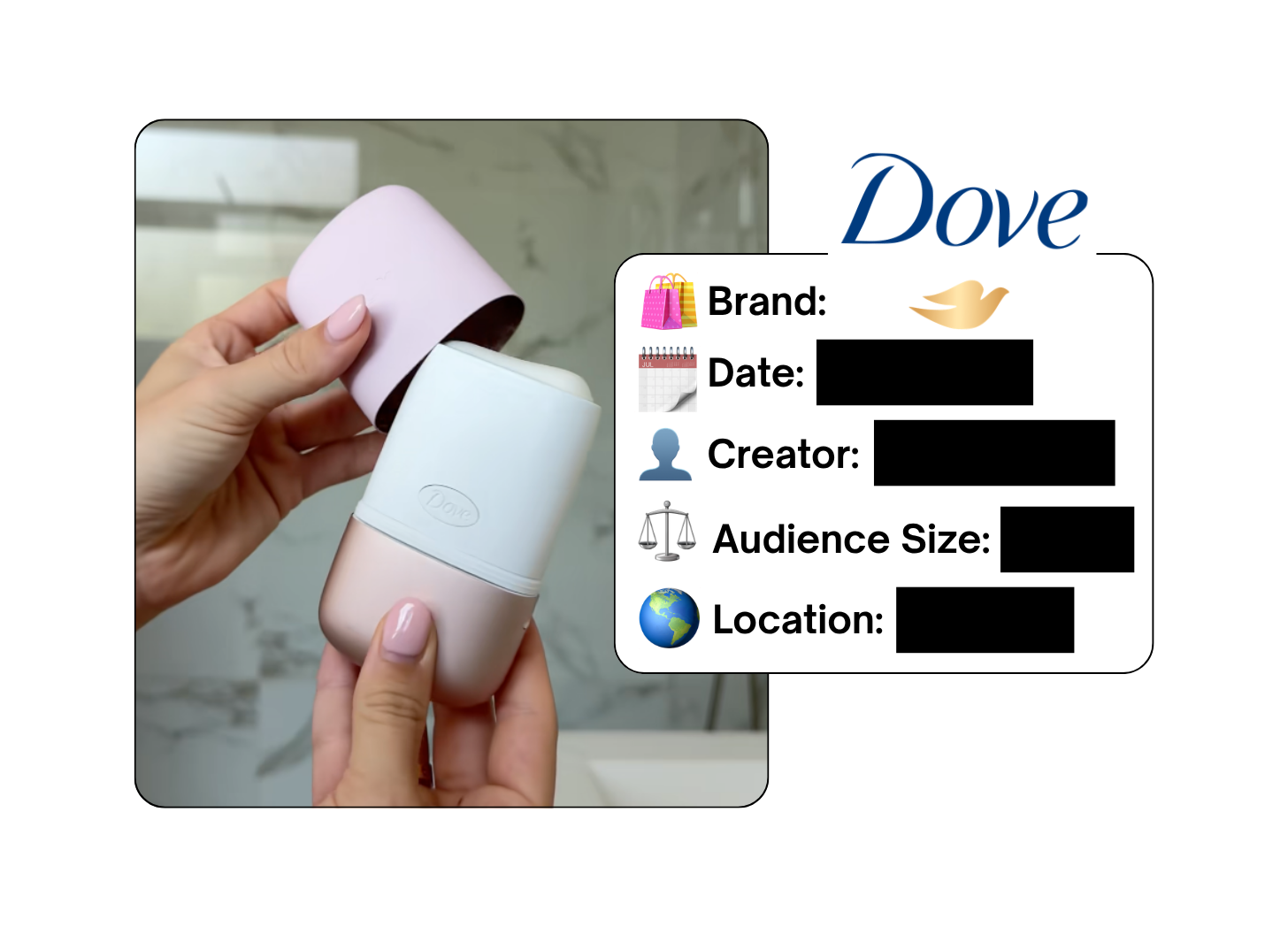 Spotted: Dove in a new paid collab