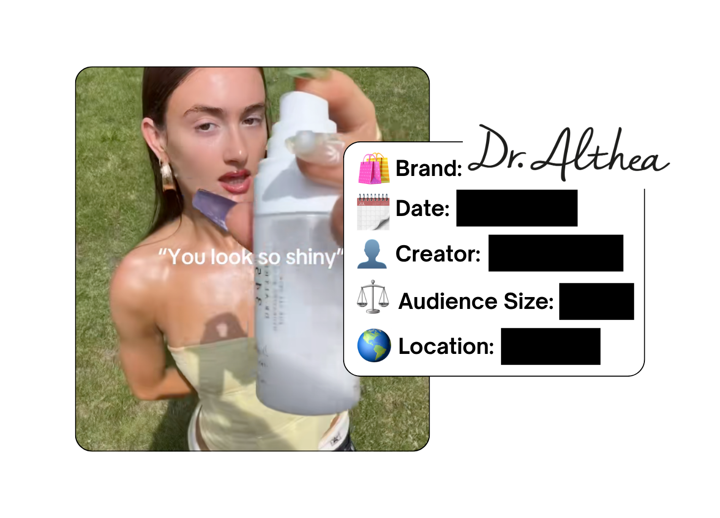 Spotted: Dr. Althea in a new paid collab
